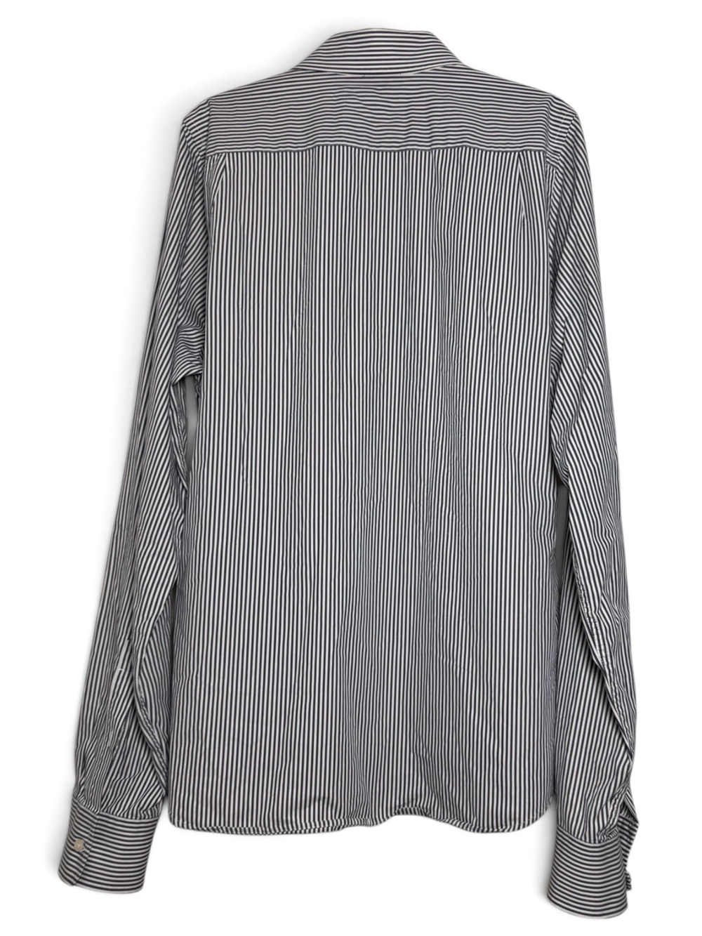Abercrombie Men’s XXL Long Sleeve Muscle Fit Striped Button Down Shirt Cotton - Picture 6 of 9